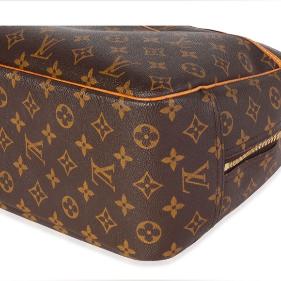 Louis Vuitton Brown LV Monogram Alma Canvas Deauville Bag Satchel Purse - Picture 11 of 11